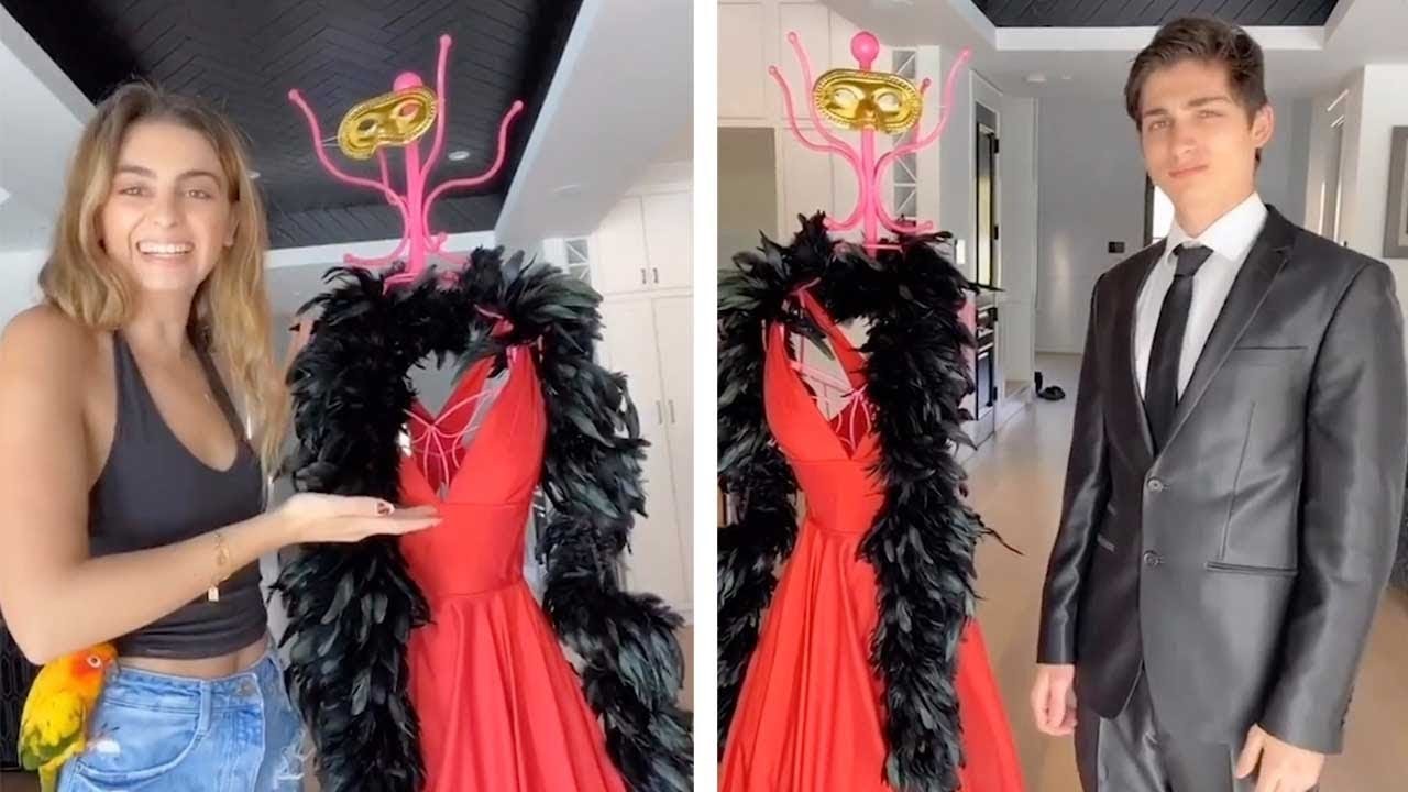 DIY: Му создаде партнерка на својот брат за матурската забава