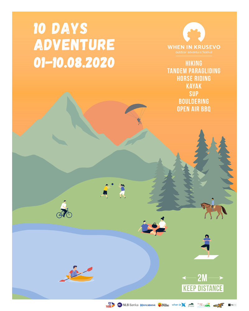 When in Krusevo 2020 outdoor фестивал: Авантурите не изостануваат ни оваа година