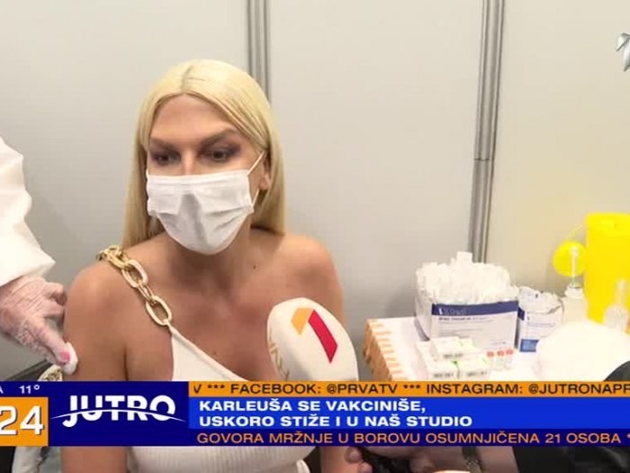 Цел свет пренесе дека Јелена Карлеуша се вакцинираше: Дивата докажа колку е влијателна