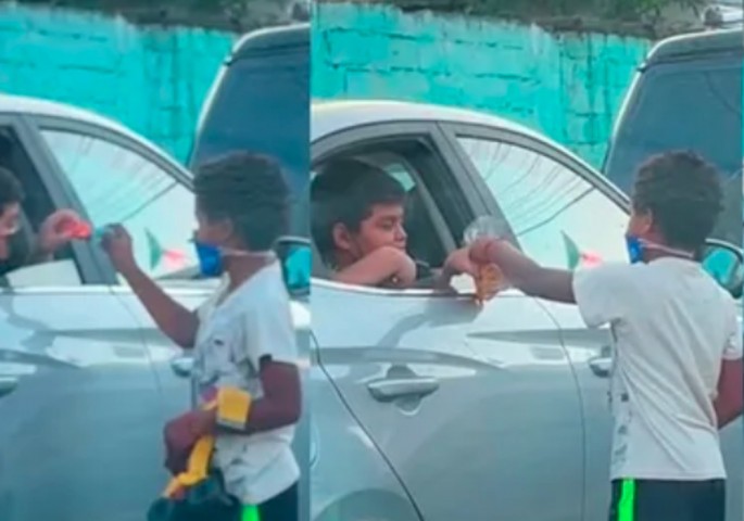 Видео кое покажува дека не треба да губиме надеж: Средбата на богато момче со сиромашен врсник ќе ве расплаче