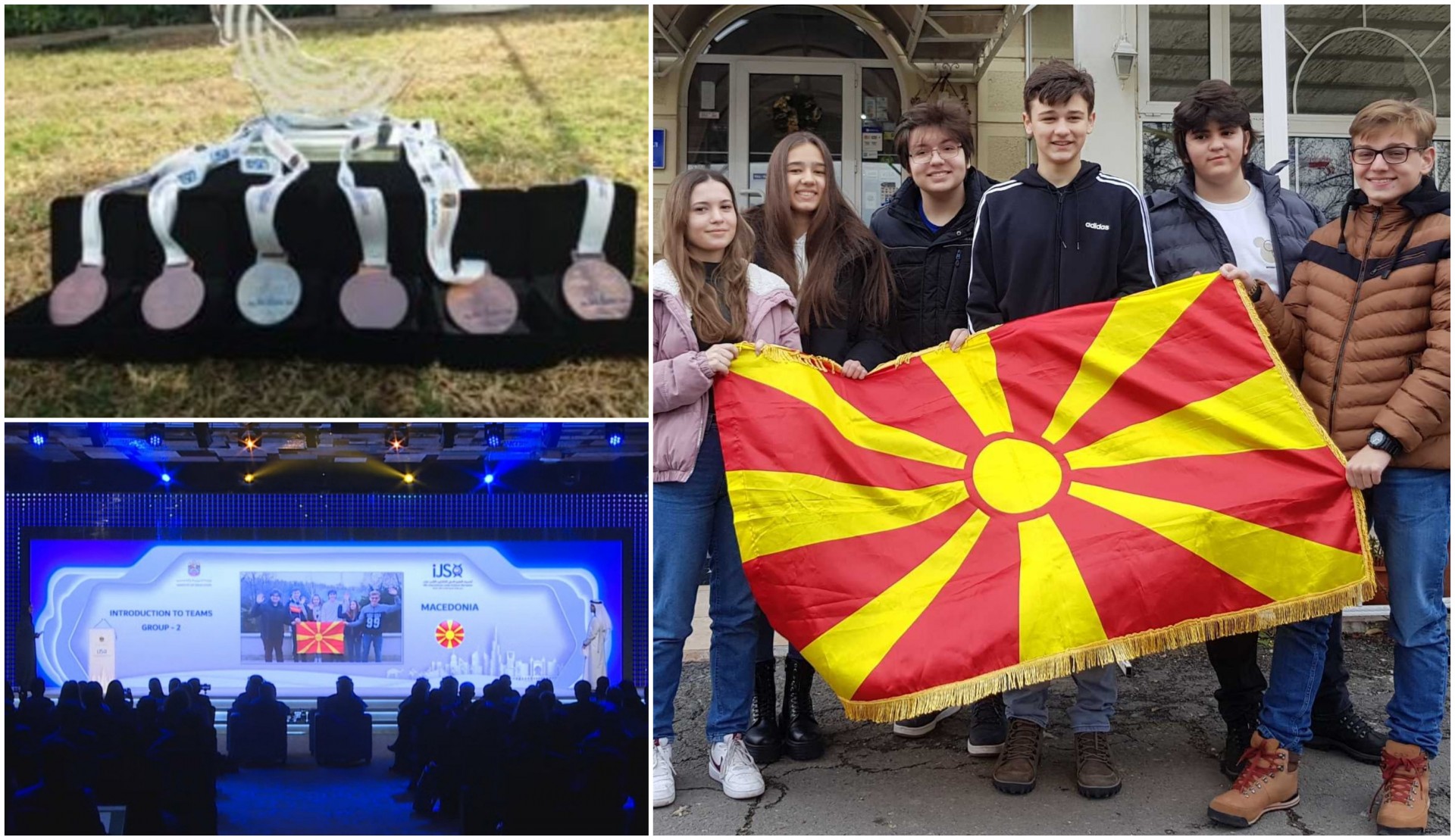 Еден сребрен и 5 бронзени медали за Македнија на Олимпијадата по природни науки: Во Дубаи шест пати се вееше македонското знаме