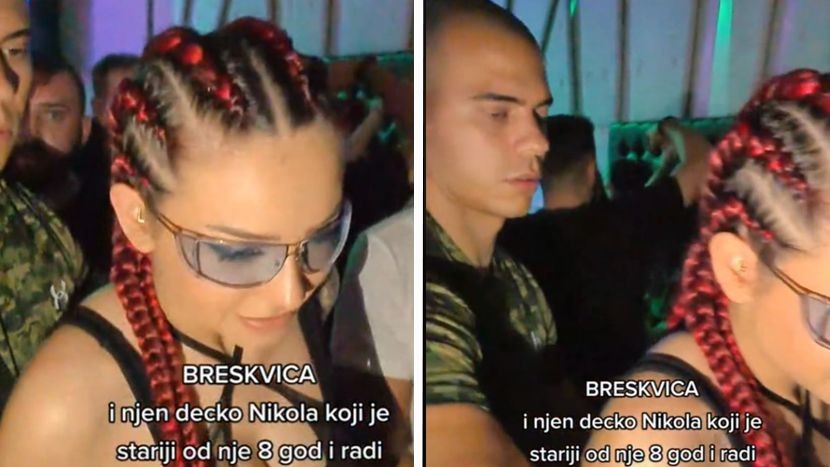 Се појави видео од Бресквица и нејзиното момче: Дали тој работи како нејзино обезбедување? (ВИДЕО)