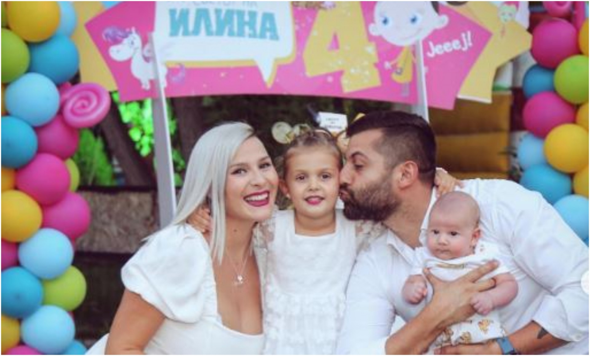 Модно усогласено семејство: Сара Мејс сподели фото албум од прославата на роденденот на Илина