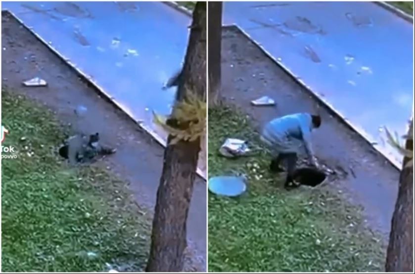 Видеото од момче кое паѓа во шахта додека мајка му оди покрај него ги преплаши луѓето: На оваа сцена никој не остана рамнодушен (ВИДЕО)