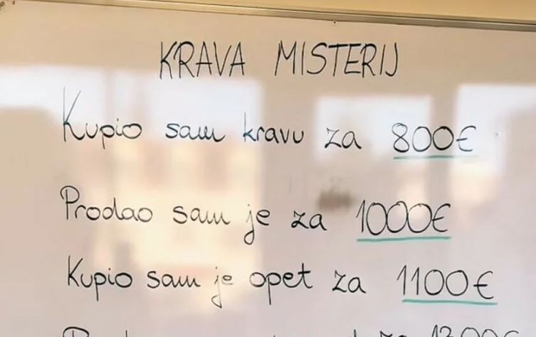 Мистеријата крава: Математички проблем кој изгледа лесен, но луѓето не можат да го решат (ФОТО)