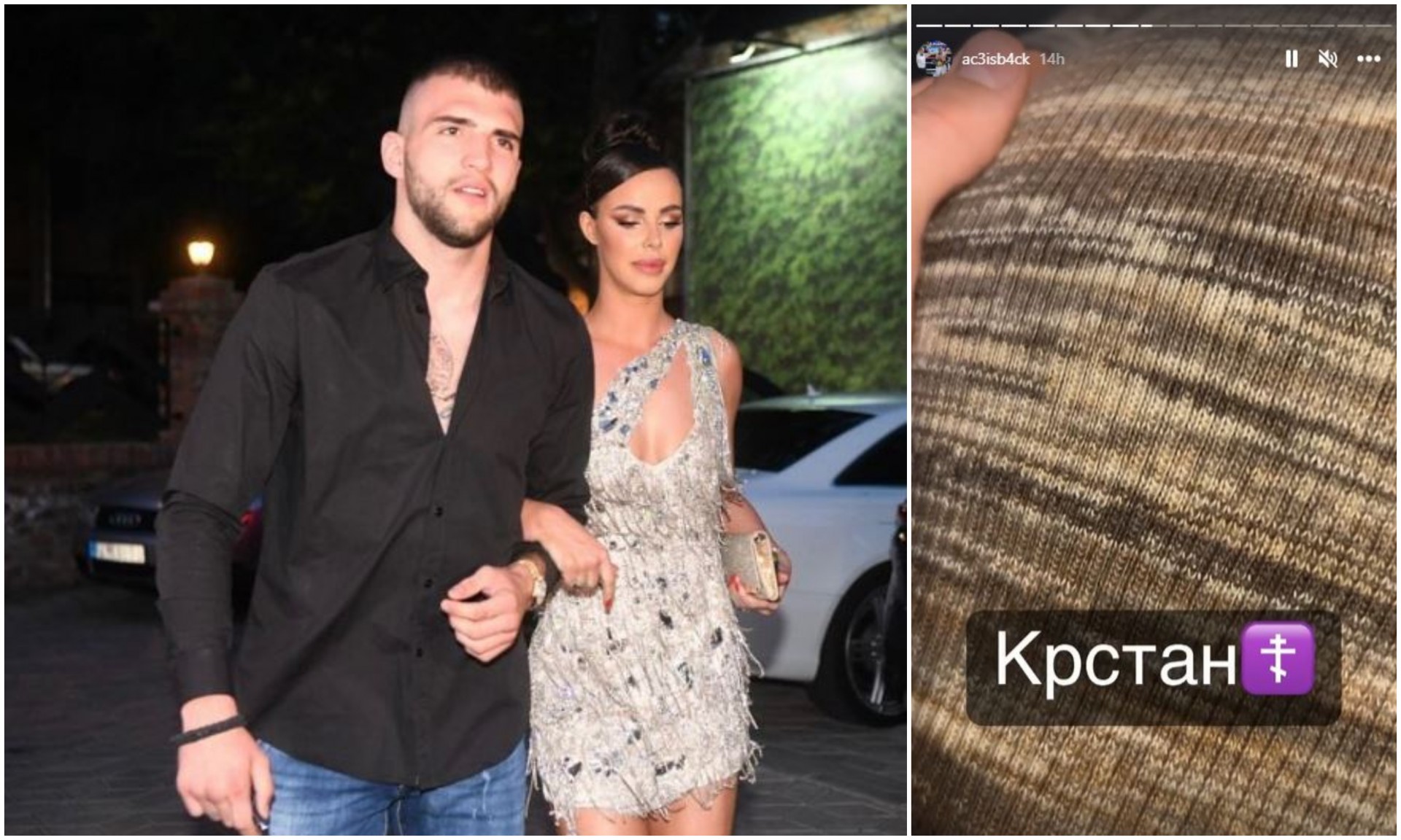 Вељко Ражнатовиќ откри како го очекува раѓањето на вториот син: Го сними трудничкиот стомак на Богдана, па ги разнежни следбениците (ВИДЕО)