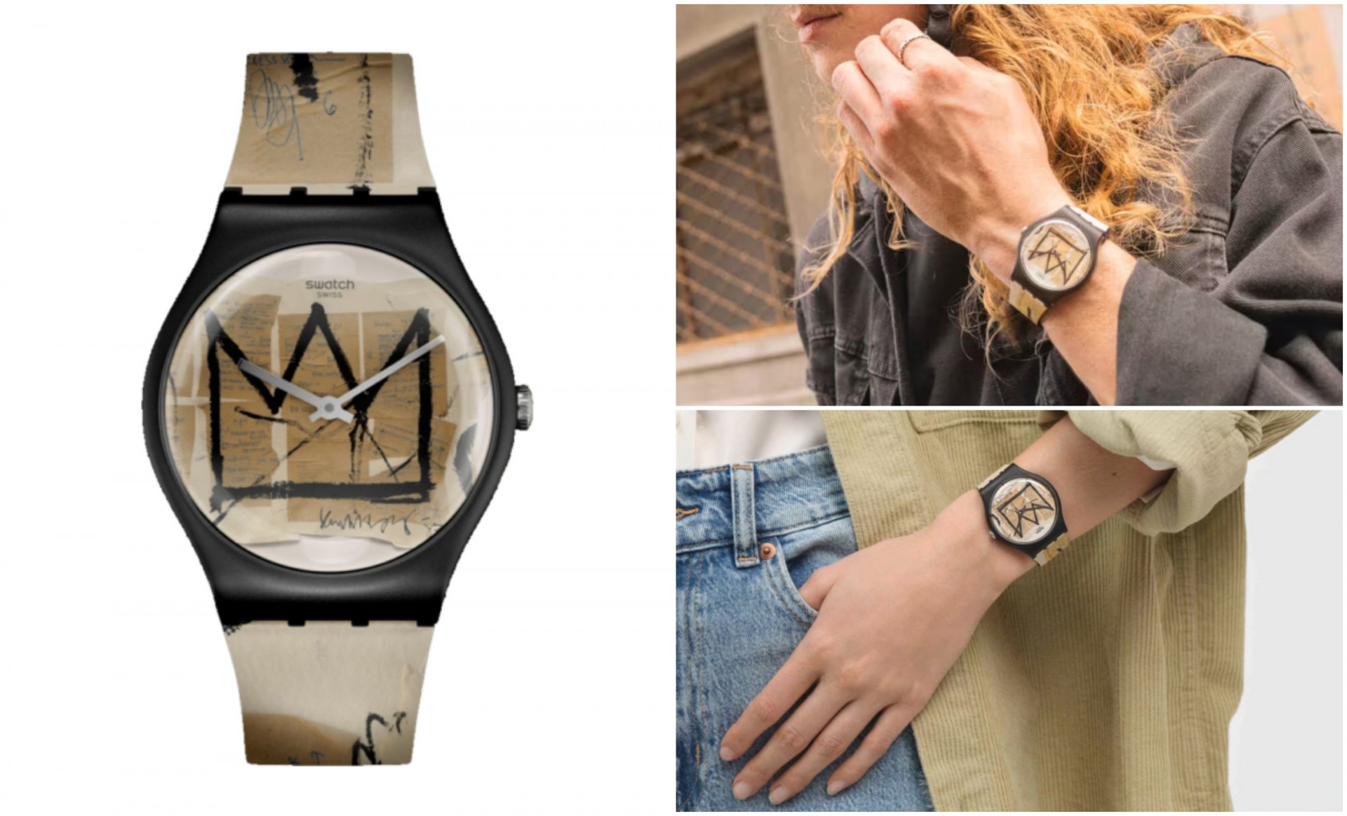 Часовник на неделата: UNTITLED BY JEAN-MICHEL BASQUIAT на Swatch за љубителите на уметноста