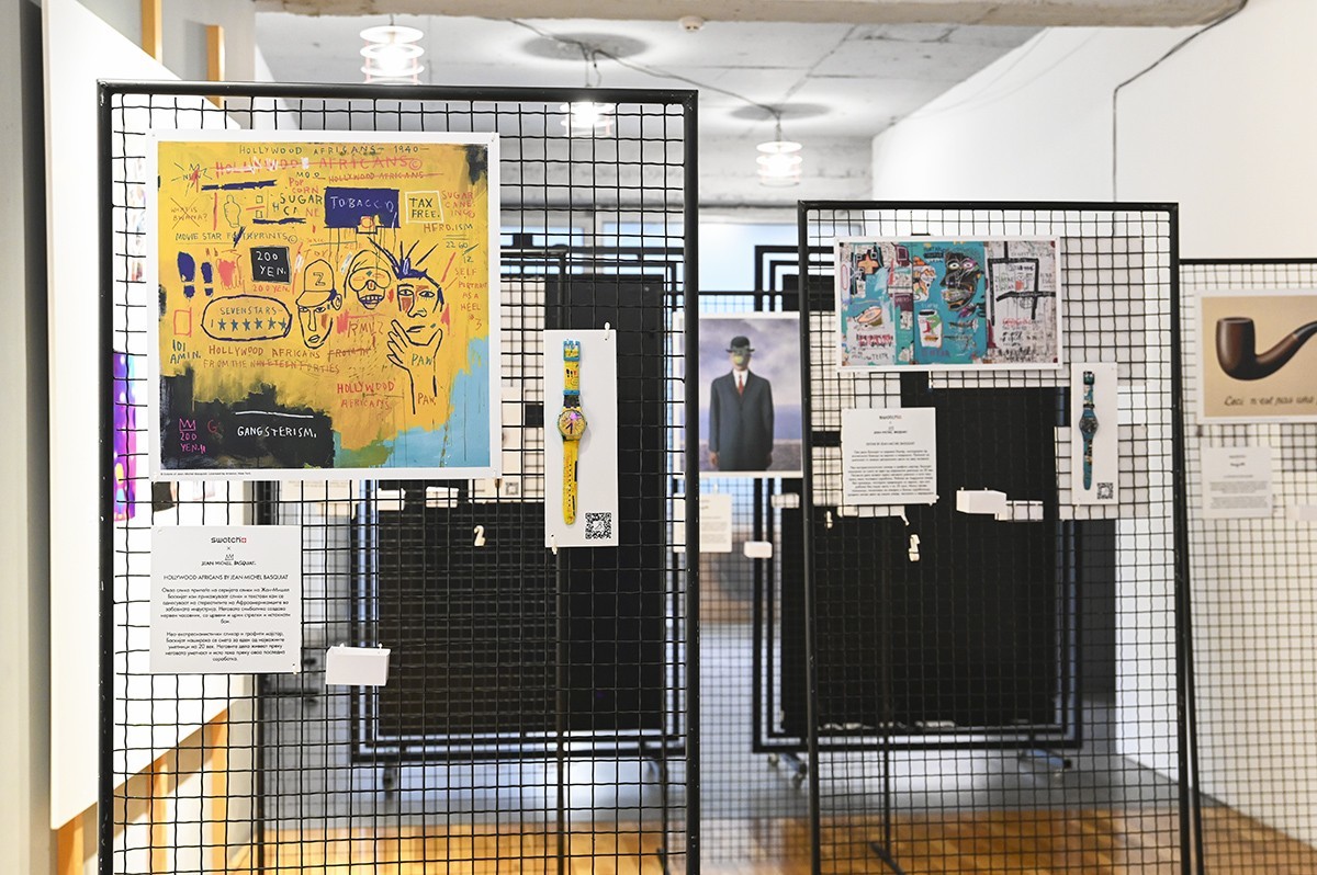 ФОТОГАЛЕРИЈА: Третиот дел од колекцијата Swatch Art Journey посветена на Жан-Мишел Баскијат претставен пред македонската публика