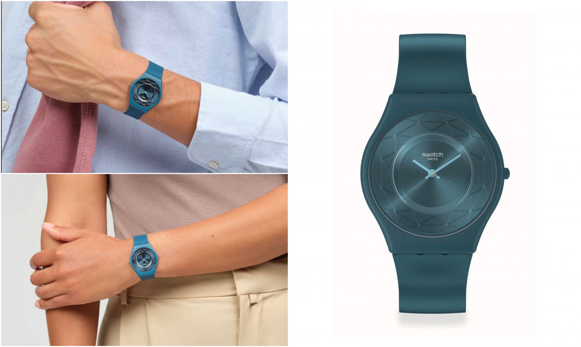Часовник на неделата: SWATCH AURIC WHISPER во петролеј боја која ќе ве освои