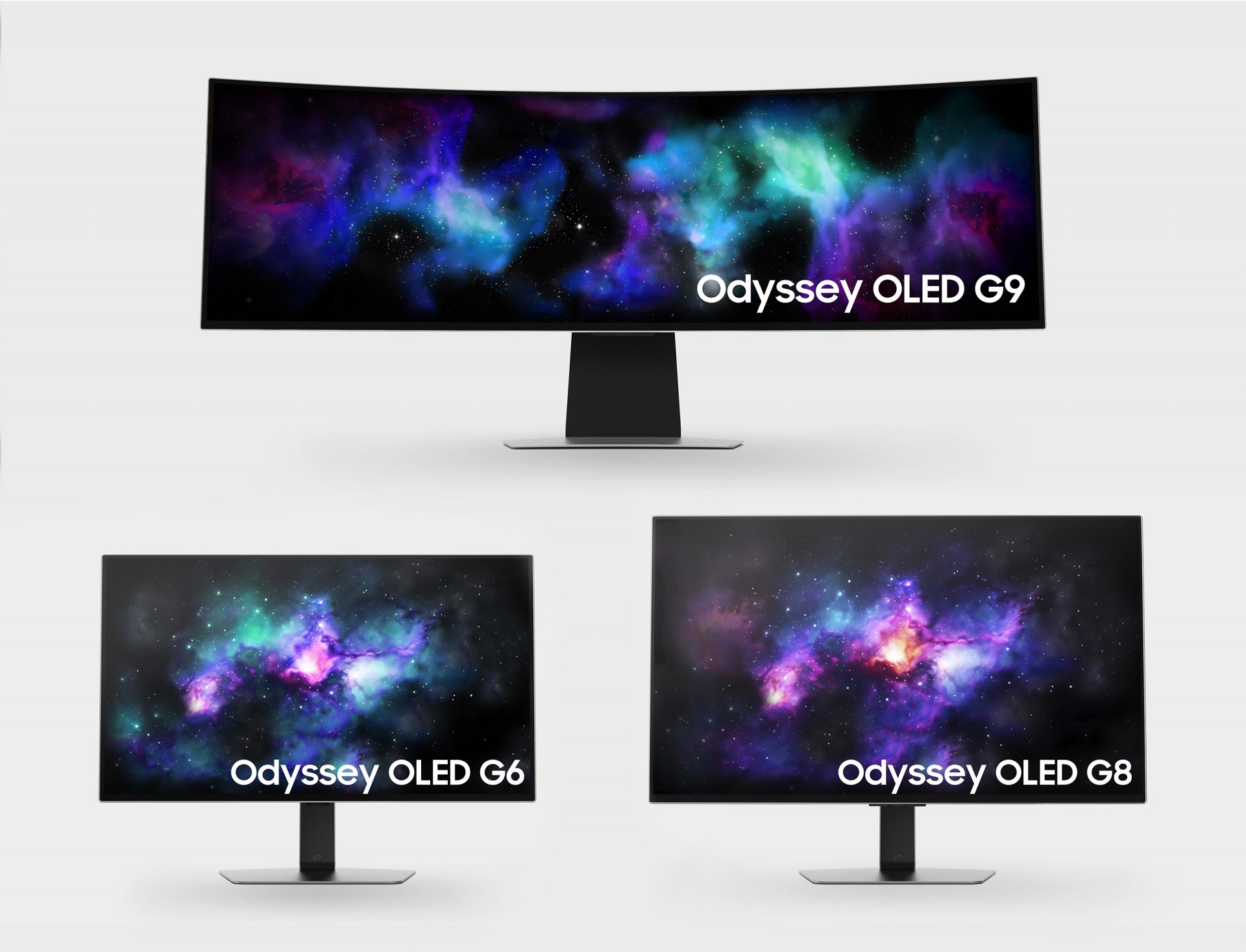 Samsung Electronics ја проширува линијата на гејмнинг монитори Odyssey со нови OLED модели на CES 2024