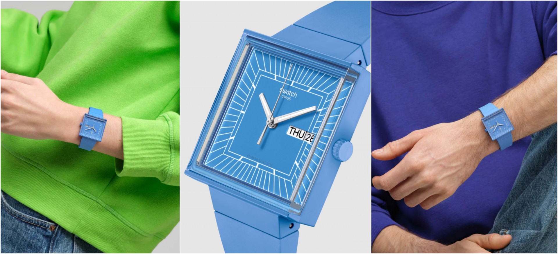 Часовник на неделата: SWATCH WHAT IF…SKY? - синило кое маѓепсува