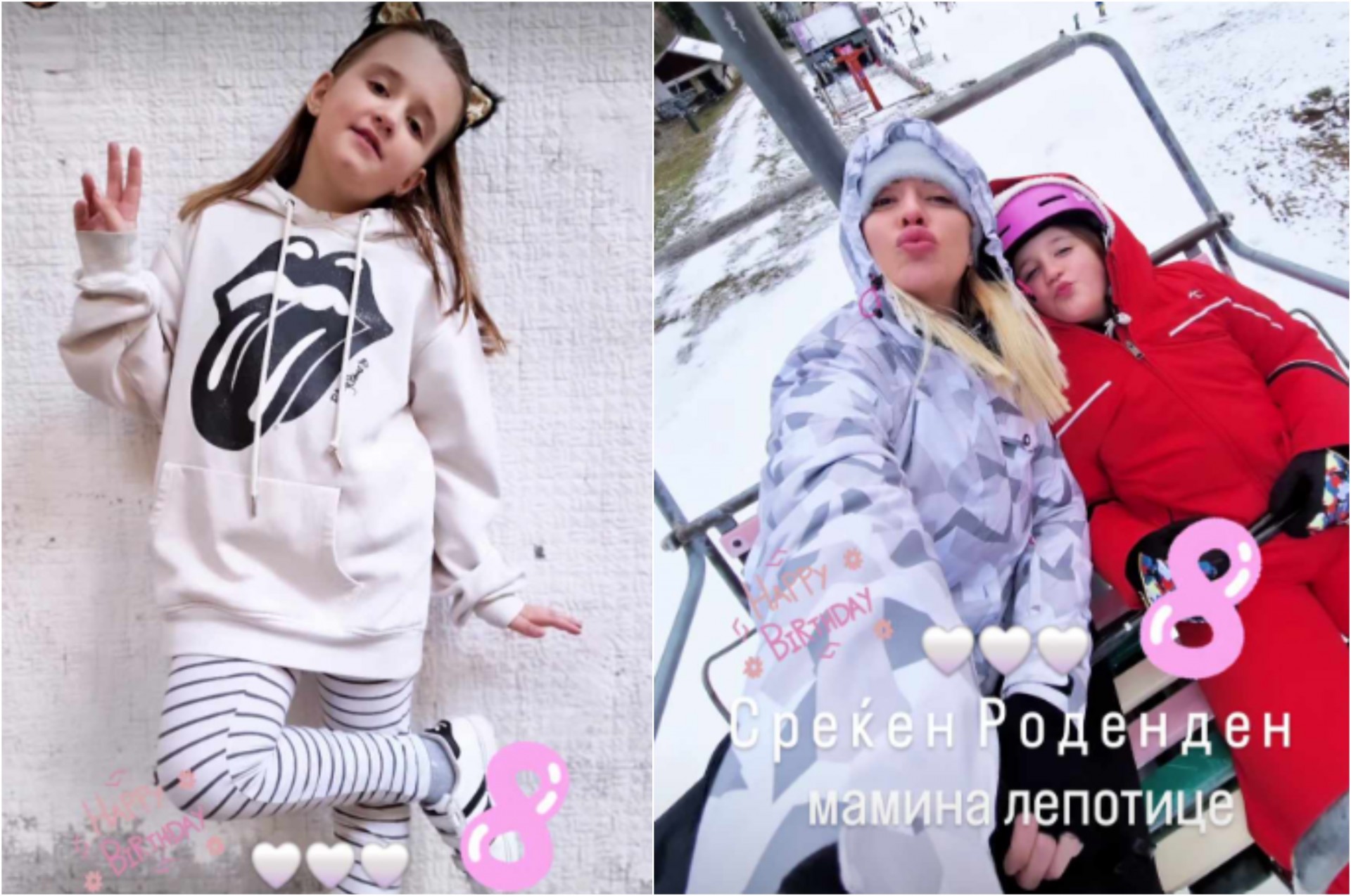 Хана полни осум години: Мама Тамара со роденденска честитка за првата среќа