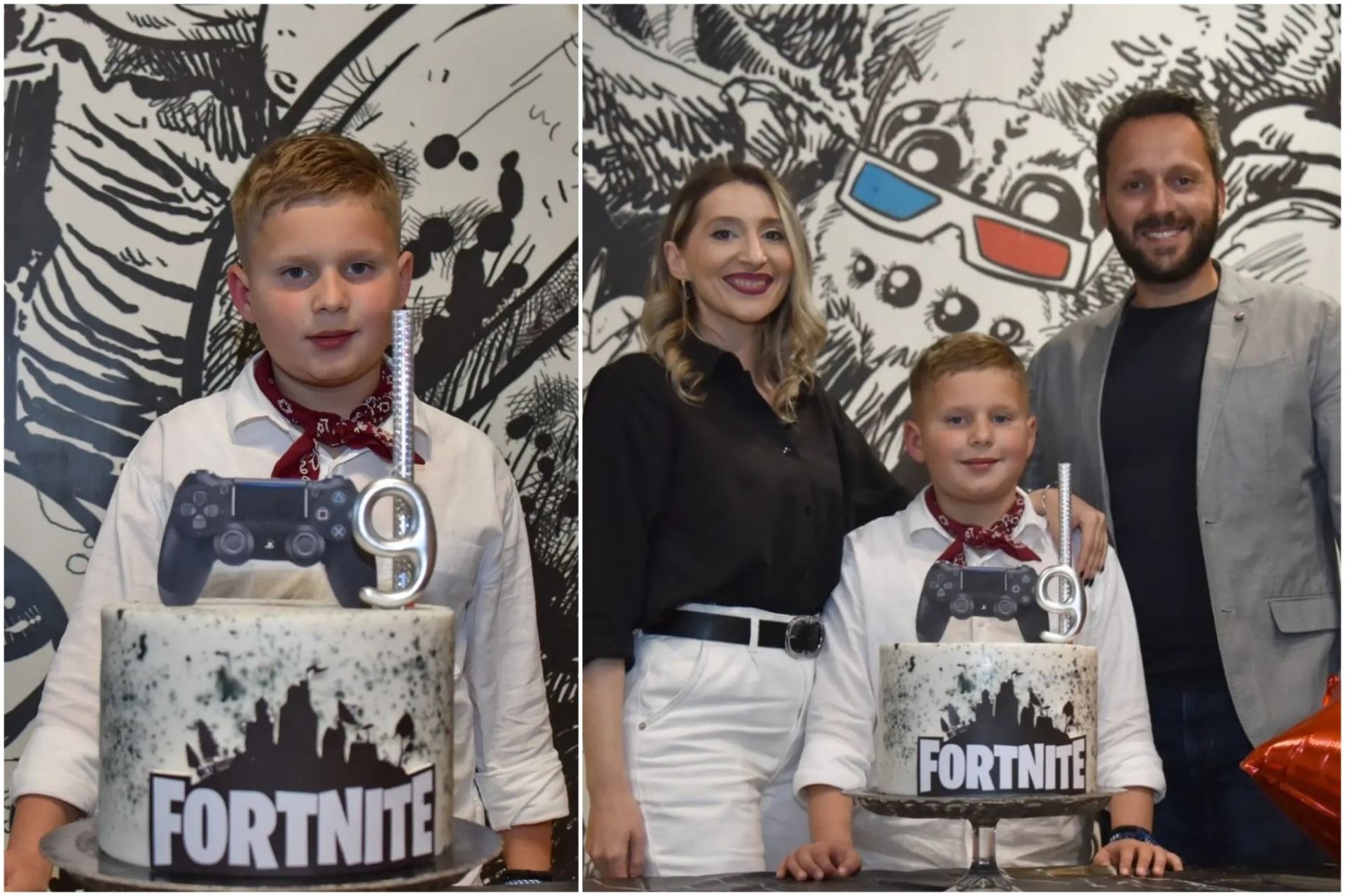 Торта и забава во стилот на Fortnite за синот на Маја Андоновска Илиевски: Николај наполни 9 години
