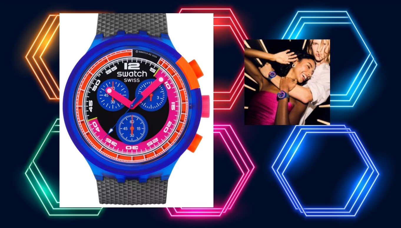 Часовник на неделата: SWATCH NEON PARTY TO THE MAX за оние кои знаат да се забавуваат