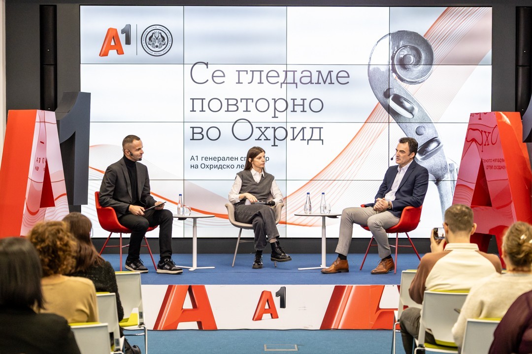 ОХРИДСКО ЛЕТО И A1 МАКЕДОНИЈА ЈА ПОТВРДИЈА СОРАБОТКАТА И ВО НАРЕДНИТЕ ТРИ ГОДИНИ