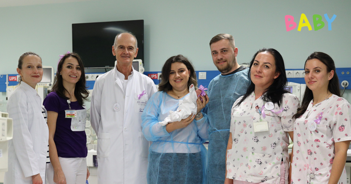 ПО 96 ДЕНА БОРБА, НАЈМАЛОТО БЕБЕ РОДЕНО ВО „АЏИБАДЕМ СИСТИНА” ЗАМИНА ДОМА