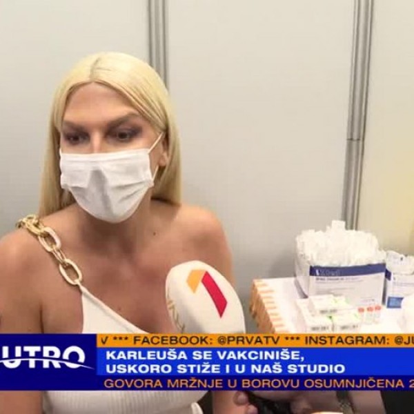 Фотката од ванцинирањето на Карлеуша стана вирална: Заврши на насловна страница на австриски весник