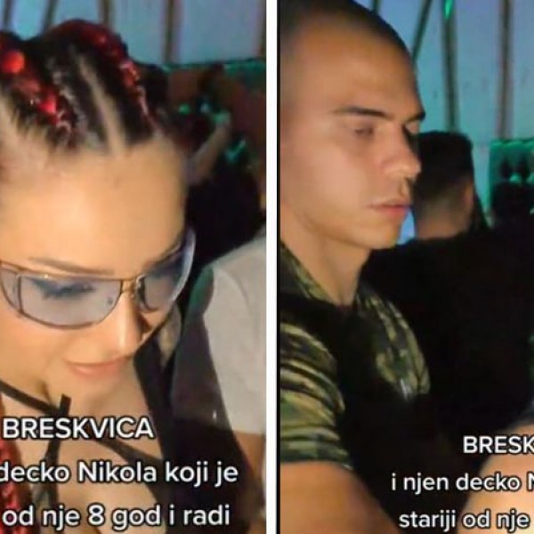 Се појави видео од Бресквица и нејзиното момче: Дали тој работи како нејзино обезбедување? (ВИДЕО)