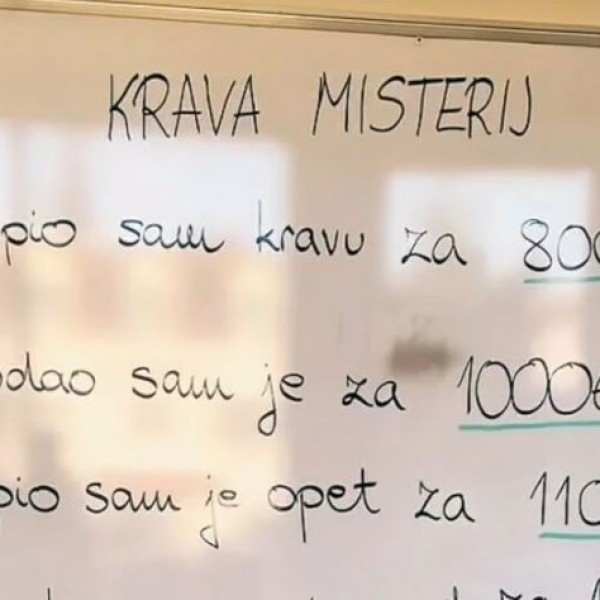 Мистеријата крава: Математички проблем кој изгледа лесен, но луѓето не можат да го решат (ФОТО)