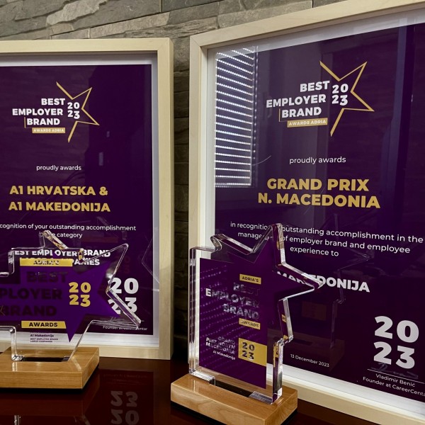 А1 Македонија освои гран-при награда на Best employer brand awards