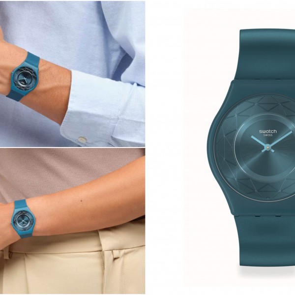 Часовник на неделата: SWATCH AURIC WHISPER во петролеј боја која ќе ве освои