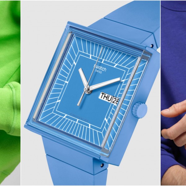 Часовник на неделата: SWATCH WHAT IF…SKY? - синило кое маѓепсува