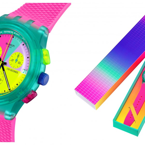 Часовник на неделата: SWATCH NEON FLASH ARROW за оние кои ја сакаат уникатноста