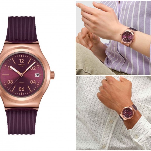 Часовник на неделата: Swatch Burgundy Story - швајцарска прецизност во бордо издание